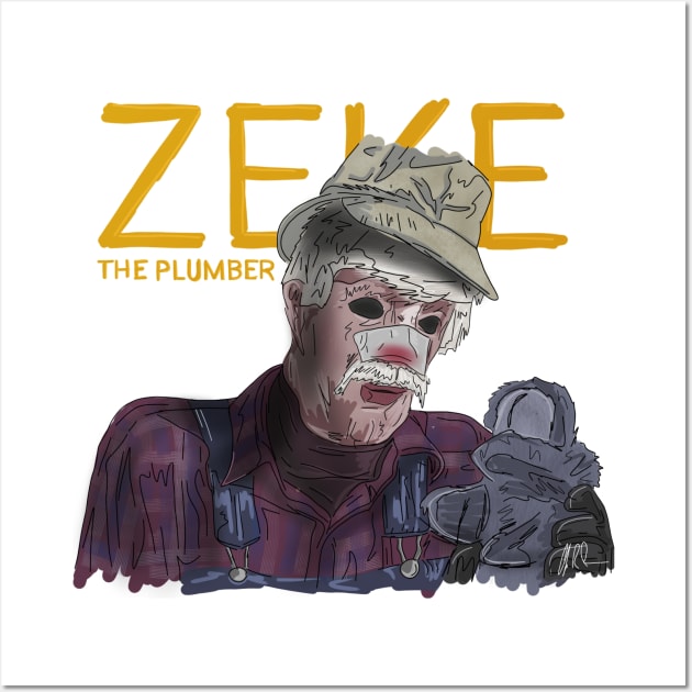 Salute Your Shorts: Zeke The Plumber Wall Art by 51Deesigns